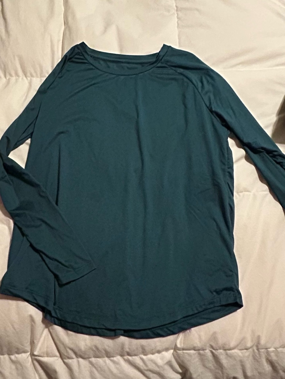 Workout Nursing Long Sleeve Top in Teal
